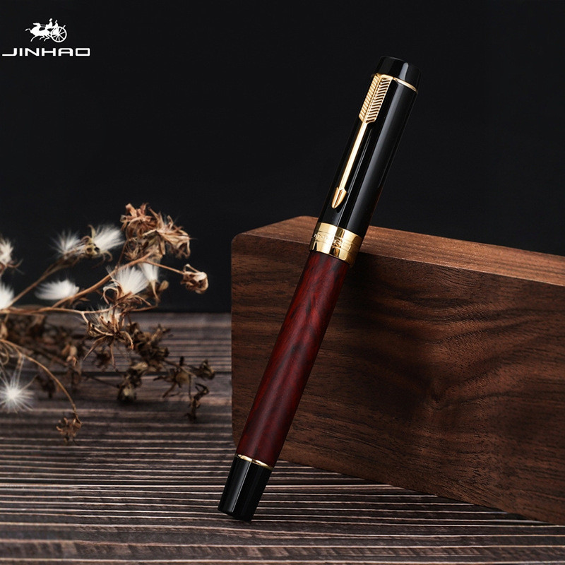 JINHAO 100 Small Century Log Rod JINHAO Master Pen Tofu 100 ไม้จันทน์ Artisan งานศิลปะ