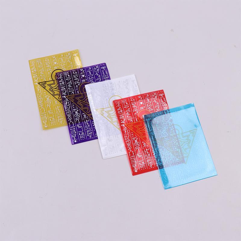 [FFV] 50 ชิ้น/เซ็ต (1 แพ็ค) Yu-Gi-Oh! คอสเพลย์ Yugioh Millennium Puzzle อะนิเมะเกมกระดานการ์ดแขนการ์