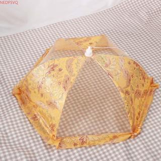 Neadfsvqฝาครอบโต๊ะกันแมลงระบายอากาศอาหารสุทธิร่มรูปร่างโต๊ะร…