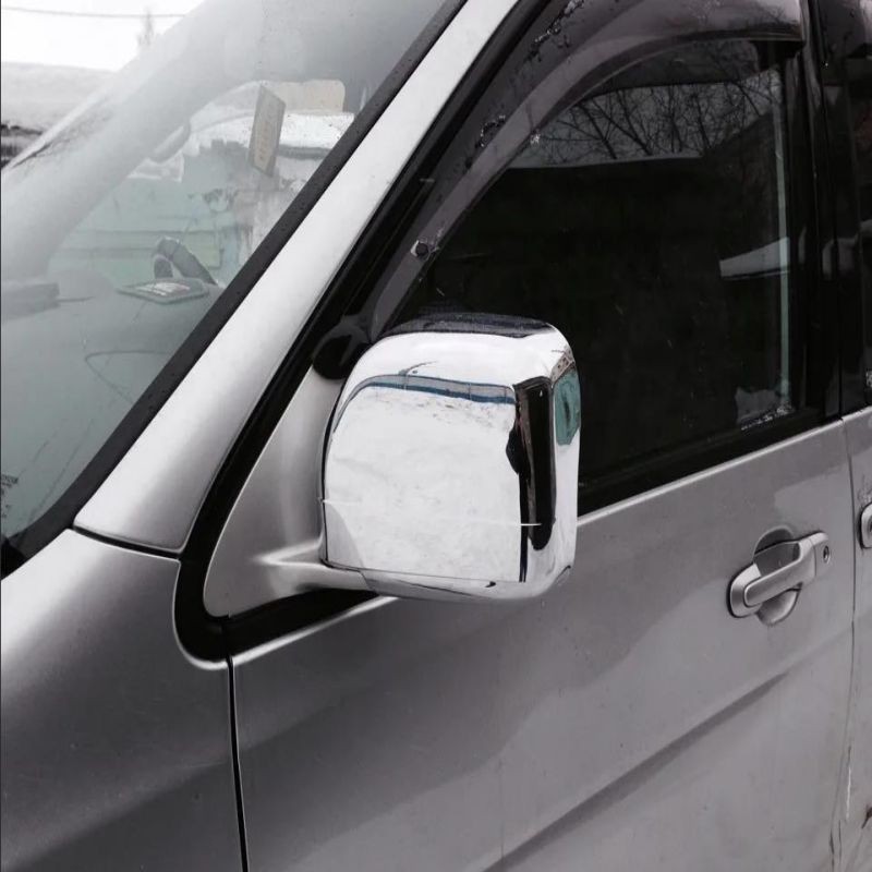 เหมาะสําหรับ ToyotaTown Ace Noah 96-01 ฝาครอบกระจกมองหลังฝาครอบกระจกมองหลังไฟฟ้าเลื่อมตกแต่งมะเขือเท