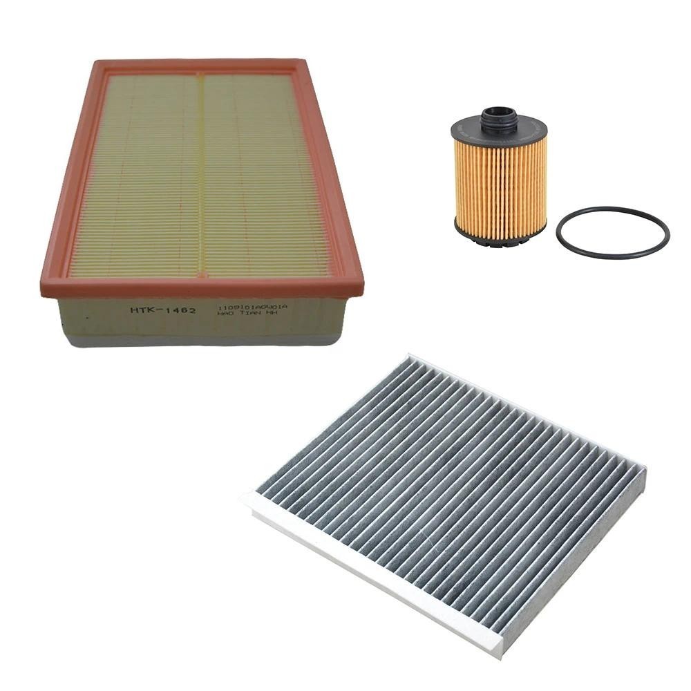 3 ชิ้นน้ํามันห้องโดยสารชุดกรองอากาศสําหรับ HAVAL H6 3 DOGO 2.0T 2020- H6S XY 2.0 T 2021- H-DOG 10171