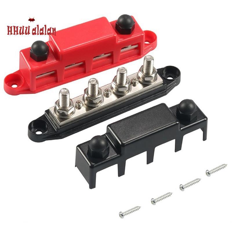 [ความเร็วสูง H]4 Way Busbar High-Current Terminal Stud Multi-Function RV Conversion Accessories Car 
