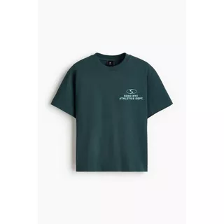 H&M(เอชแอนด์เอ็ม) เสื้อยืดลายพิมพ์ทรงหลวม Men Loose Fit Printed T-shirt 1313924_3