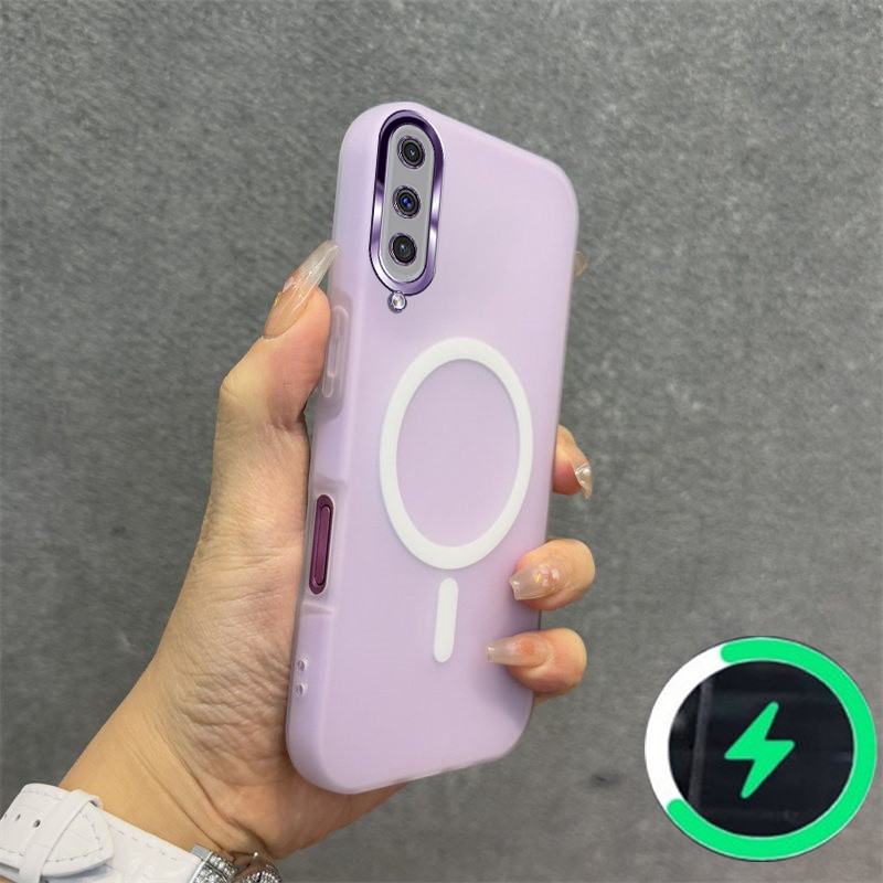 เหมาะสําหรับ Samsung A50 A50S A30S เคสโทรศัพท์ใหม่ jelly Case ไร้สายแม่เหล็ก frosted shell สายรัดข้อมือสร้อยข้อมือ 030 ราคา ถูกที่สุด ดีลบีเคเค แกลเลอรีภาพที่ 6