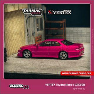 Tarmac Works 1:64 GLOBAL64 VERTEX Toyota Mark II JZX100 Red …