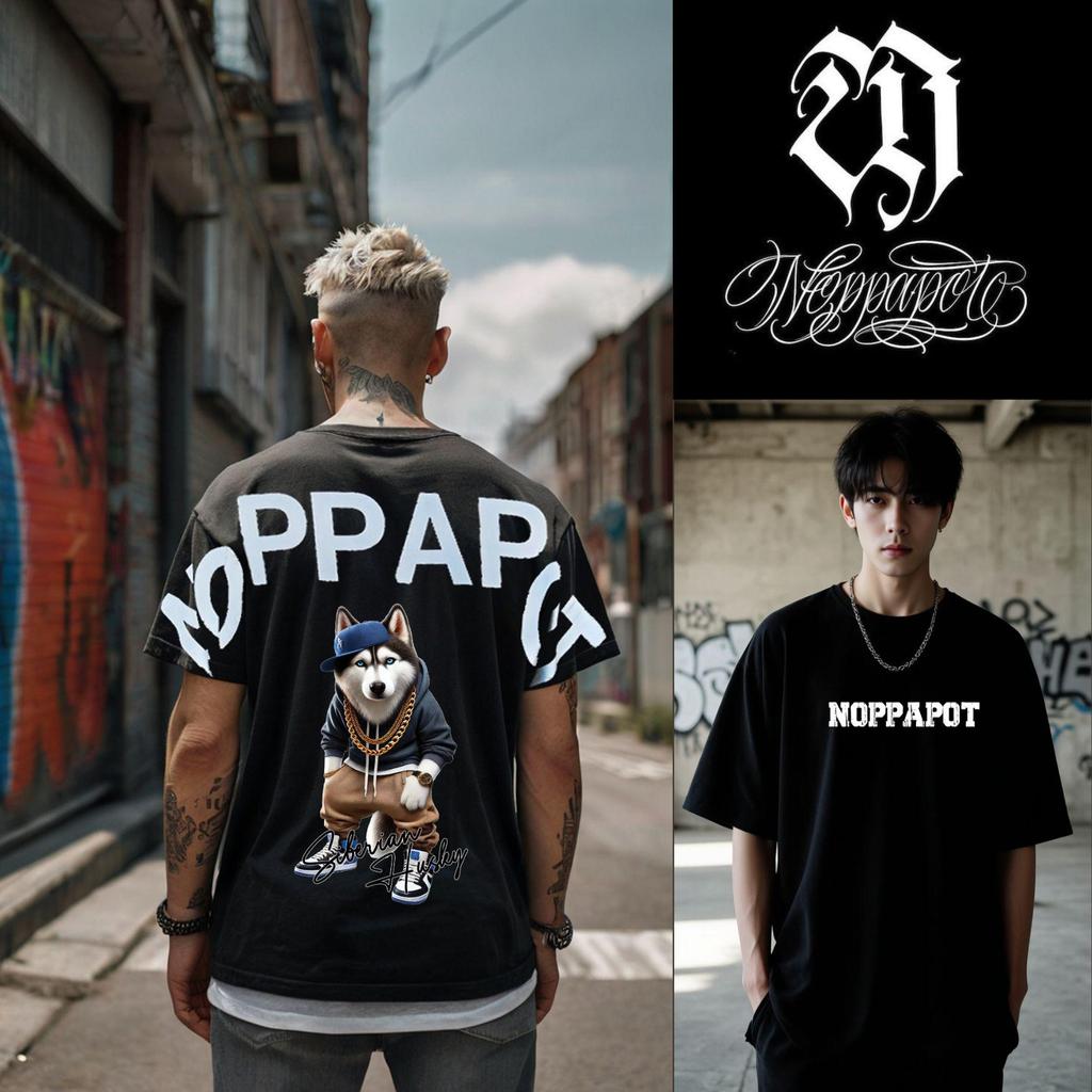 Noppapot เสื้อยืดสกรีน NC92-Big