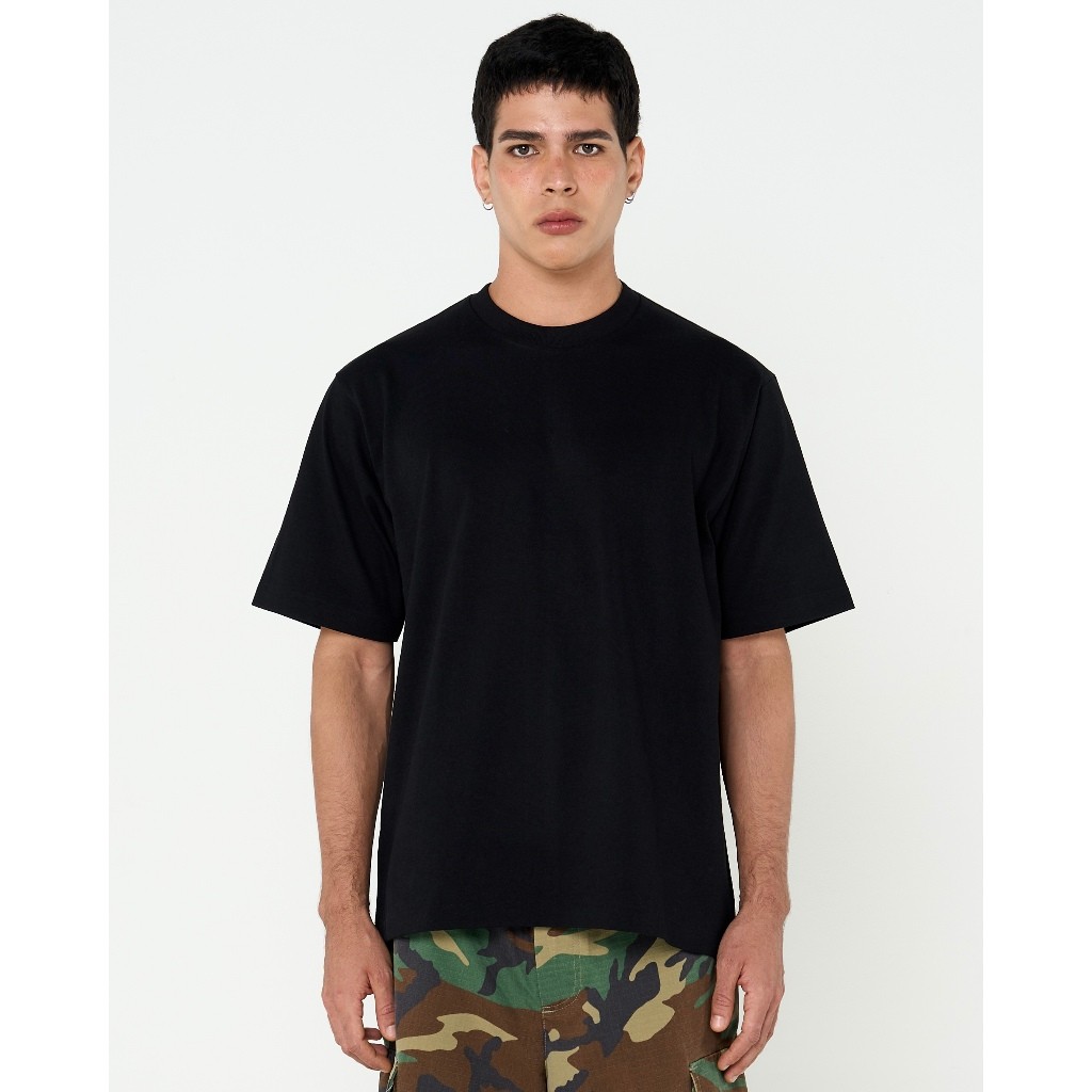 Hiptrack Ultraweight T-Shirt (Double Stitch) – เสื้อยืดสไตล์อเมริกัน ทรงกึ่งโอเวอร์ไซส์ ผ้าหนา อยู่ทรง 100% Cotton