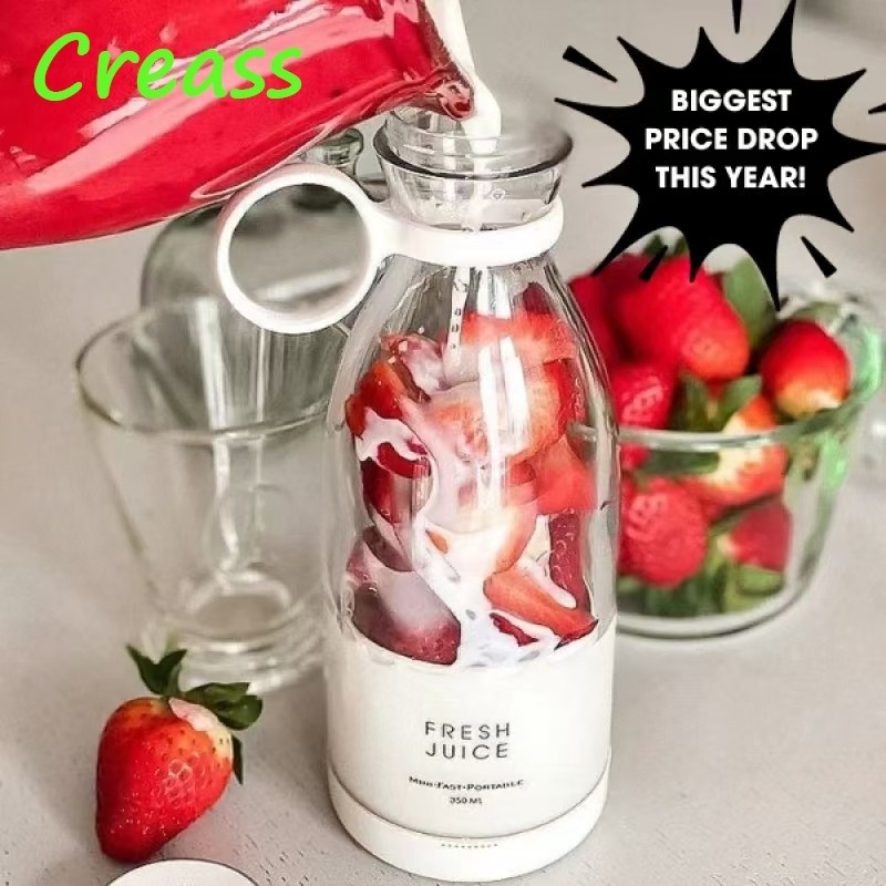ปั่นผลไม้ เครื่องปั่นผลไม้ เครื่องปั่น พกพา ขวดปั่นน้ำผลไม้ 420ml แก้วปั่นผลไม้ 6 ใบมีด ที่ปั่นน้ําผลไม้ ชาร์จ USB