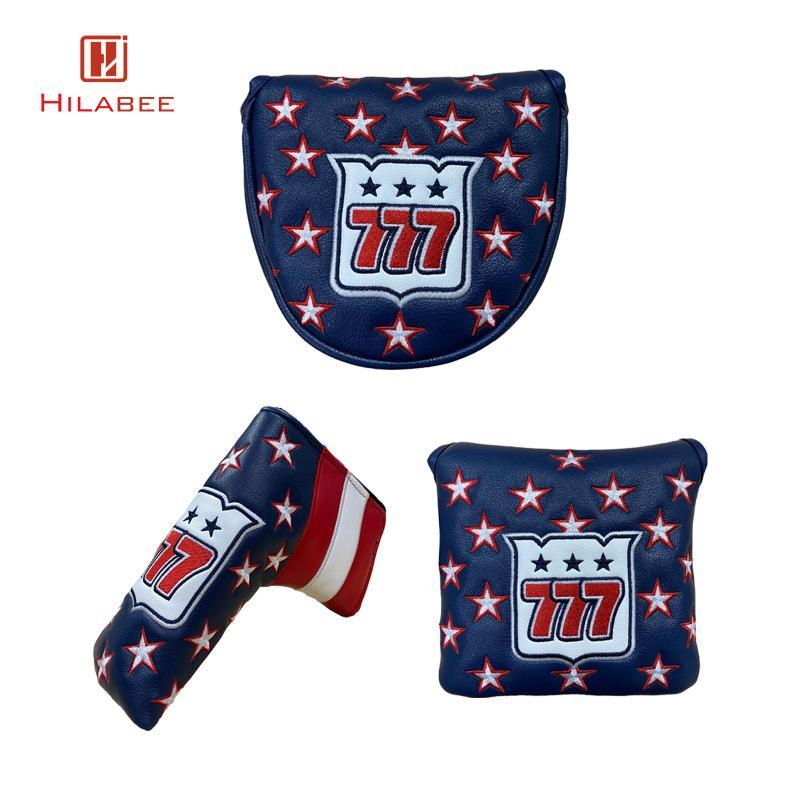 HILABEE Golf Putter หัวพ่วงทำจากPU หนังทนทาน สำหรับปกป้องคลับ
