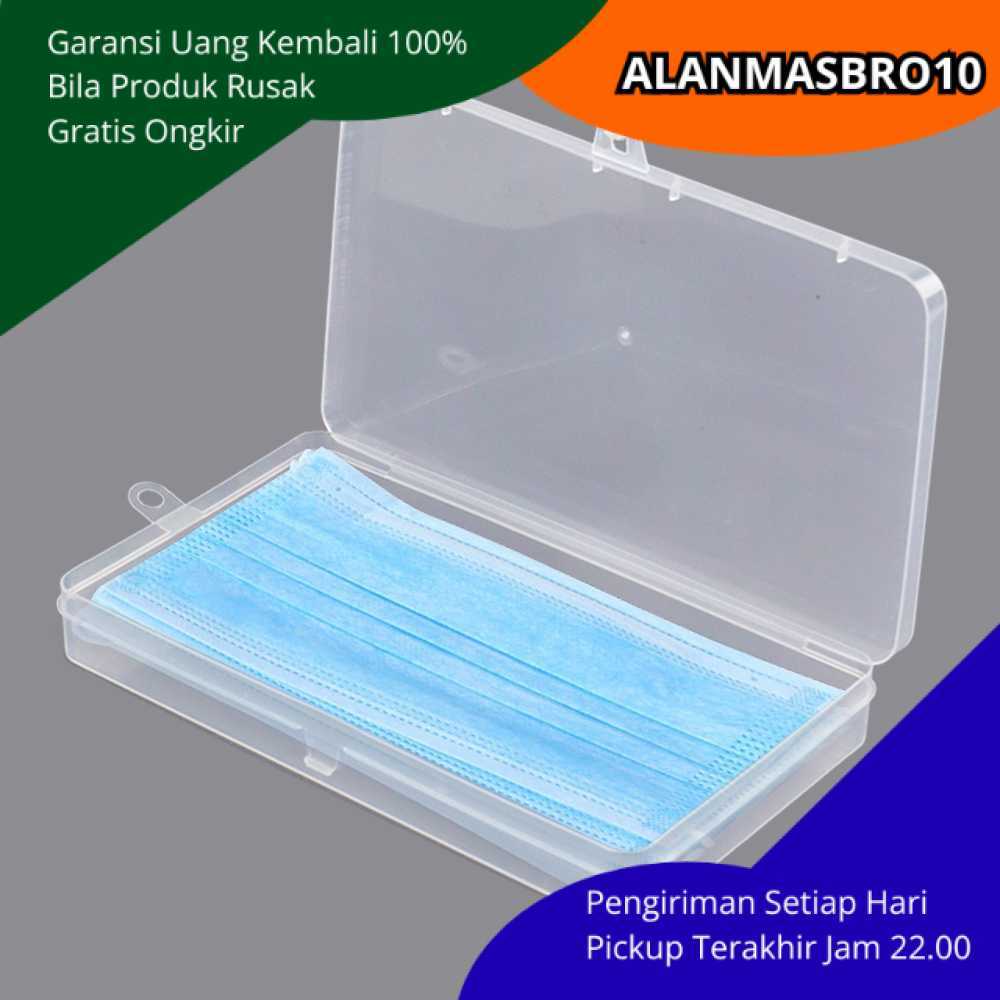กล่องเก็บหน้ากากโปร่งใส PP สากลสําหรับหน้ากากทางการแพทย์เก็บหมันง่ายง่ายอินเทรนด์ร่วมสมัย มีสไตล์ ออ