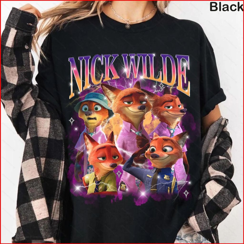 เสื้อยืดNickWildeZootopia2 ขนาด110cm-6XL GC1