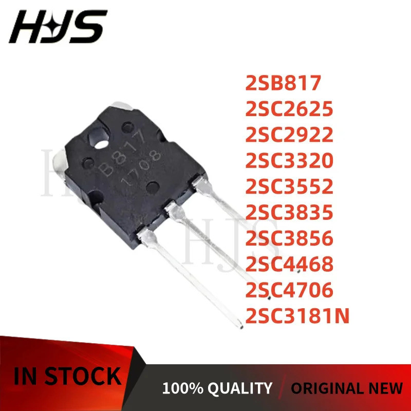 5PCS 2SC3835 2SC4468 2SC3856 2SC4706 2SC3552 2SC3181N 2SC2625 2SC2922 2SC3320 2SB817 C3835 C4C4355 C