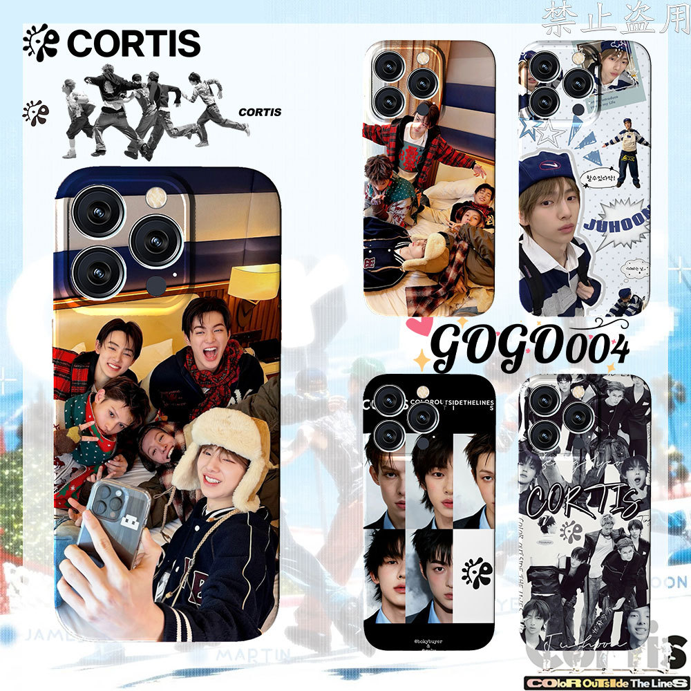 Cortis โทรศัพท์มือถือส่วนบุคคลกรณีต้นฉบับการ์ตูนฟิล์มเปลือกฝาครอบเหมาะสำหรับ iPhone Case#06