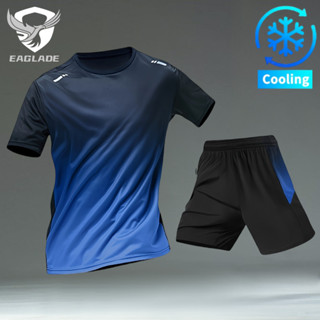 EAGLADE ชุดกีฬาวิ่งสําหรับผู้ชายผู้ชายแห้งเร็วระบายอากาศยืด …