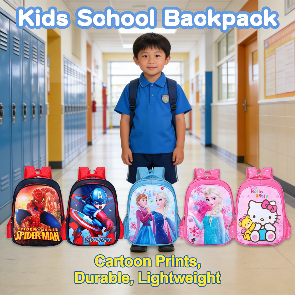 Kids Bagpack School Bag Kids Budak Lelaki Bag Sekolah Perempuan