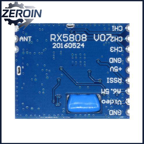 RX5808 AV FM ไร้สาย FPV 5.8G Audio Video รับโมดูลบอร์ด SPI ควบคุม