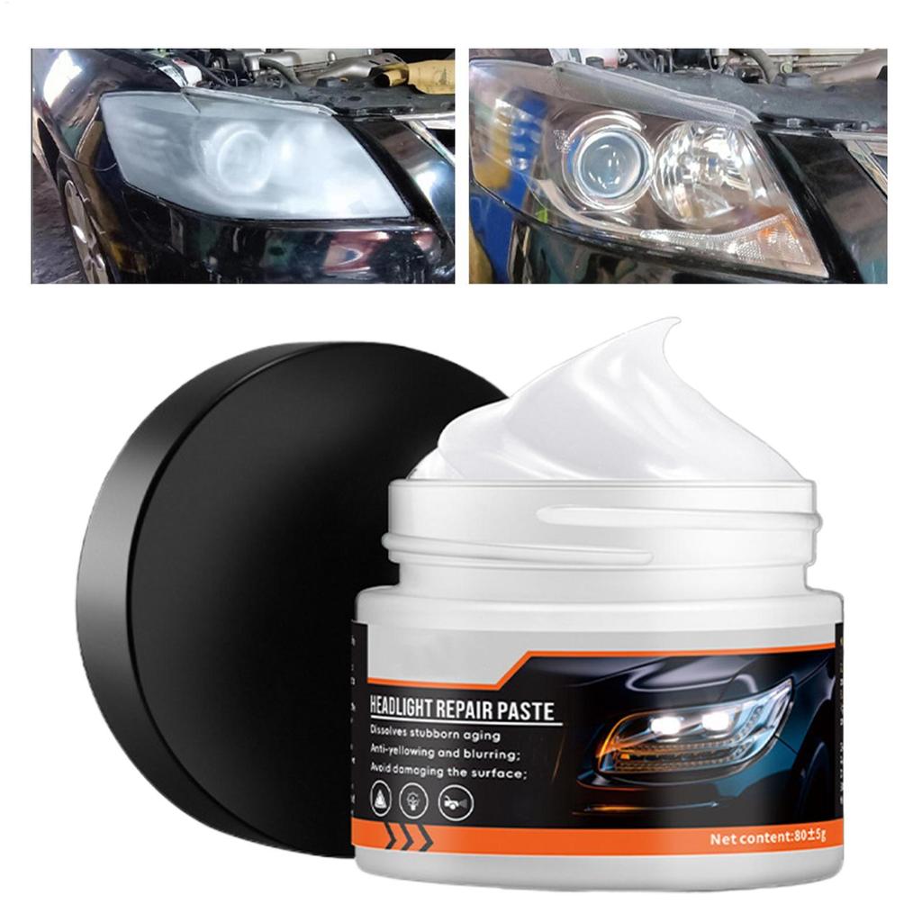 Car Headlight Cleaner Car Headlight Restoration Headlamp Repair Cream Scratch Remover Repair Compoun