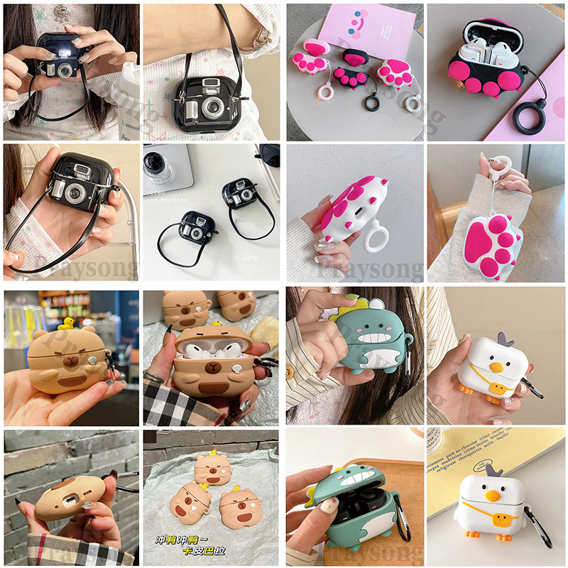 SAMSUNG ใหม่ Buds 3 FE ProสําหรับSamsung Galaxy Buds 3 Proน่ารักตกแต่งสําหรับSamsung Buds3 การ์ตูนGa