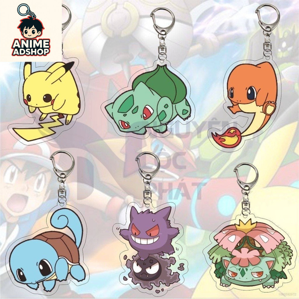 NLP Pikachu Anime Ranking of Kings Fashion Acrylic Key Chain rinAnime_Adshop