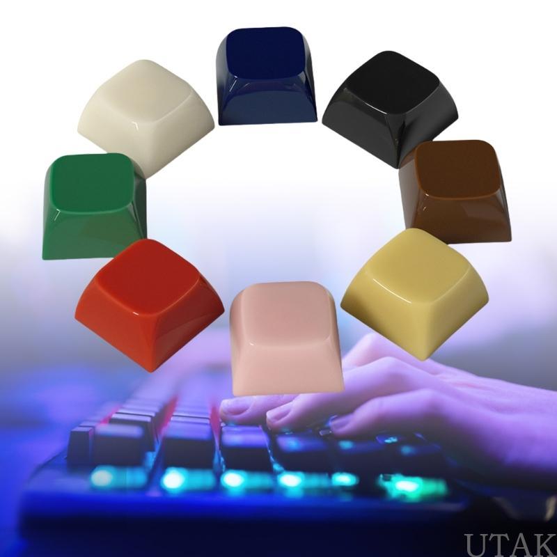 TAKE Standard Size XDA Keycaps Jade Like PC Keycaps สําหรับทําความสะอาดและใช้งานยาวนาน