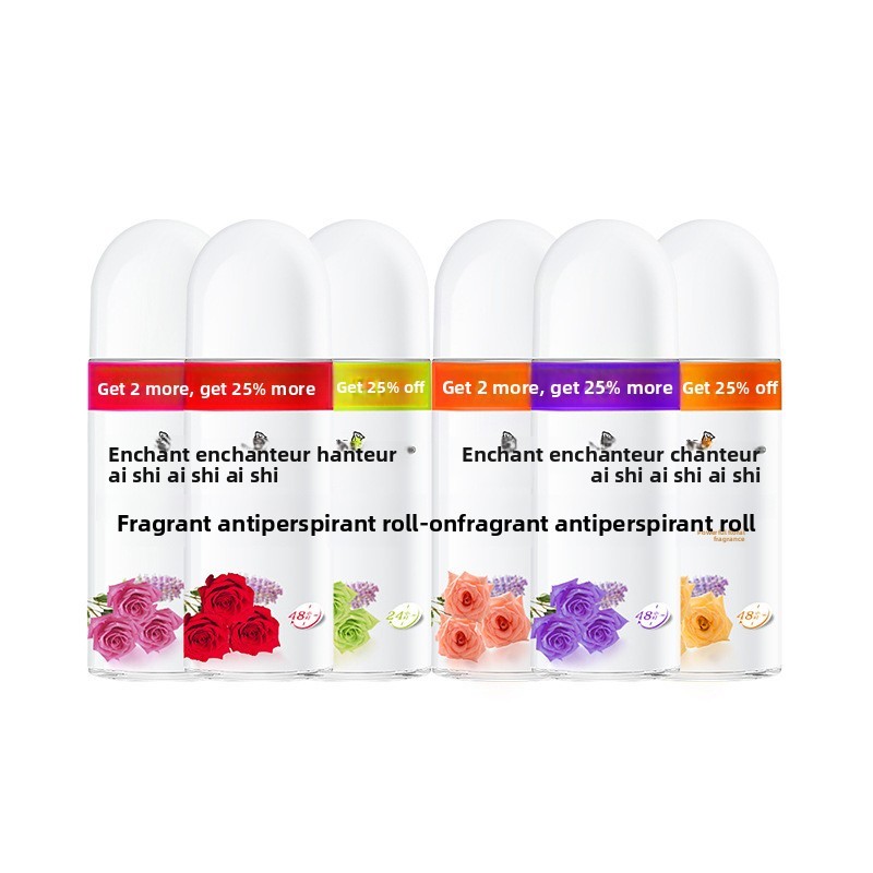 Aish Antiperspirant Underarm Fresh Elegant Fragrance Deodorant Roll-On Lotion ผู้ชายผู้หญิง Roll-On 