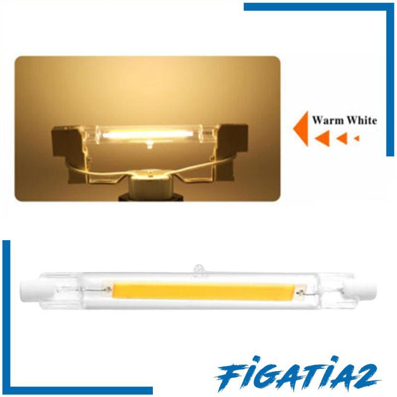 [Figatia2] 118 มม.J118 LED R7S หลอดแก้ว COB หลอดไฟ Warm White 120V T3 R7S ฐาน 2700K-3000K ไฟภูมิทัศน