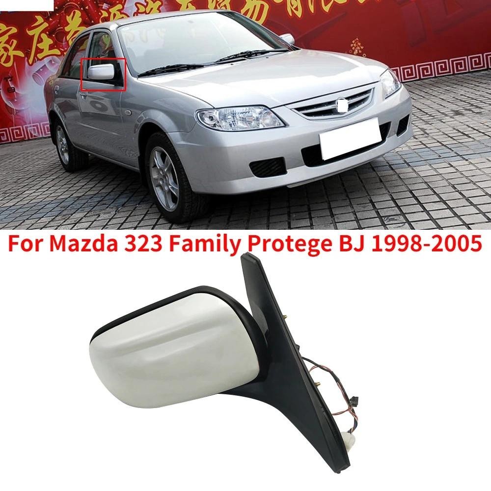 CAPQX 3/5wire สําหรับ Mazda 323 Family Protege BJ 98-05 ภายนอกกระจกมองหลังกระจกมองข้างกระจกย้อนกลับ 