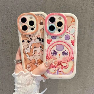 เคสไอโฟน 13 11 17 สำหรับ IPhone 17 Air 16 15 11 13 12 14 Pro Max XR X XS Max เคส IPhone Plush Cartoon Elf PFK1003A