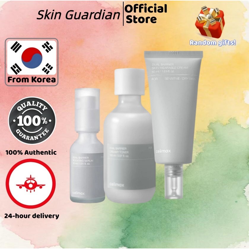 [Celimax] Dual Barrier Boosting Serum 30ml/Double Barrier Skin Cream 50ml/ Dual Barrier Creamy Toner 150ml