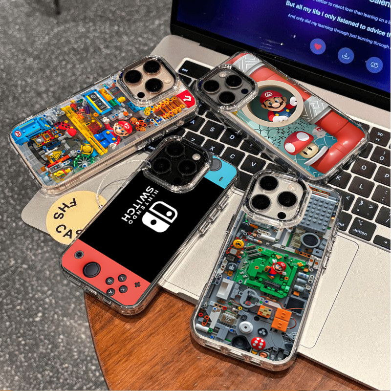 Super Mario Bros เกม Building Blocks สําหรับ Honor MAGIC 7 90 200 Lite X8C X8B X6A X7A X8A Huawei Y9