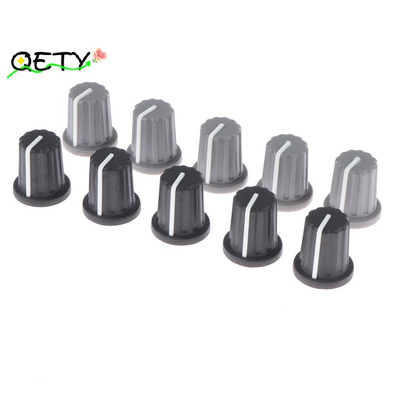 [qetyellow] 5 ชิ้นยางครึ่งเพลาลูกบิด Potentiometer Encoder ลูกบิด 270 องศา D-Shaped TH