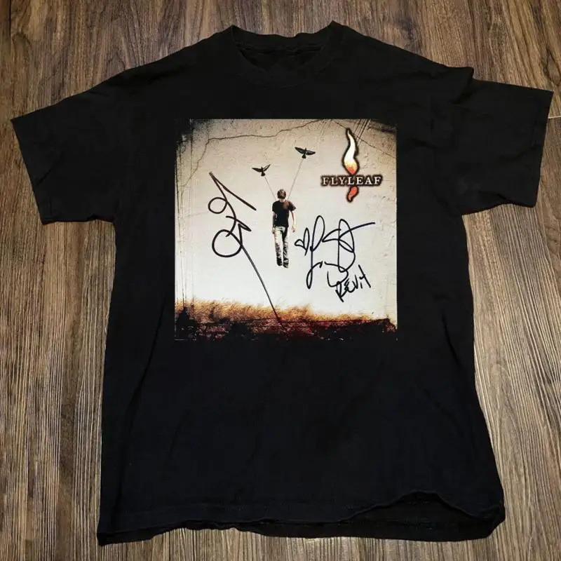 เสื้อยืดอัลบั้ม Flyleaf Band Fully Alive ขนาด S 5XL