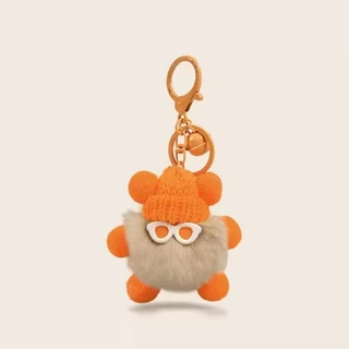 ของเล่นแขวนกระเป๋าหมีพูห์ ขนนุ่มพิเศษ ใช้ตกแต่งกุญแจรถได้