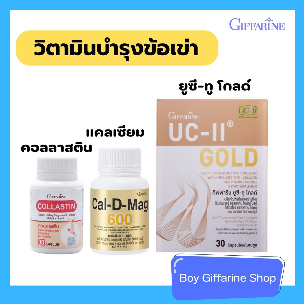 วิตามินบำรุงข้อเข่า ข้อเข่าเสื่อม คอลลาเจนบำรุงข้อเข่า ยูซีทู คอลลาสติน แคลเซียม กระดูกและข้อต่อ