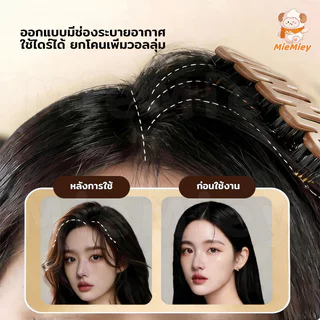 หวีขนหมูป่าแท้ จากเกาหลี ลดผมร่วง แก้ผมพันกัน ลดไฟฟ้าสถิตย์ Boar Bristle Hairbrush