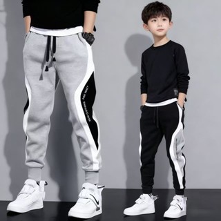 กางเกงขายาวสำหรับเด็กชาย แบบลำลองและスポー�ตี้ เหมาะสำหรับฤดูใบ…