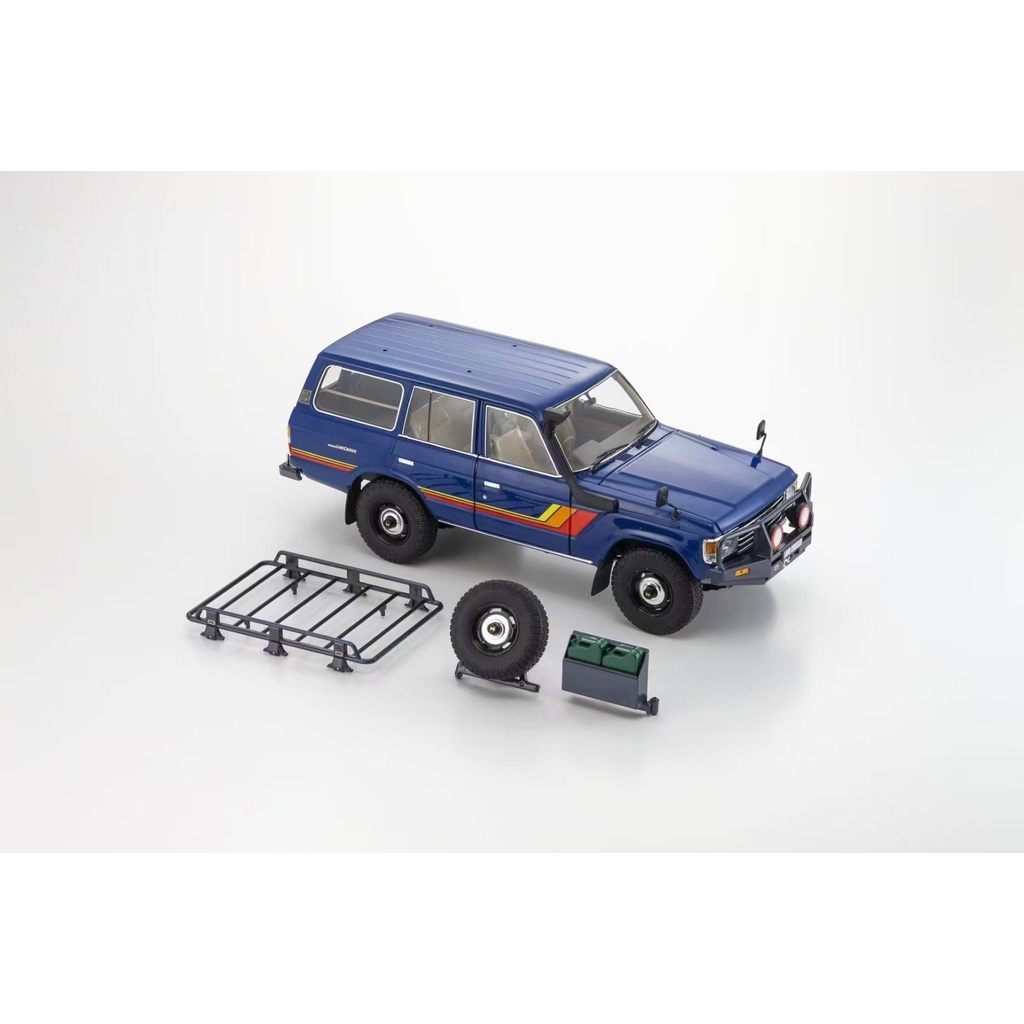 1: 18 Jingshang Toyota Rand Cool Luze lc60 Land Cruiser Alloy Full เปิดจําลองรถเครื่องประดับ