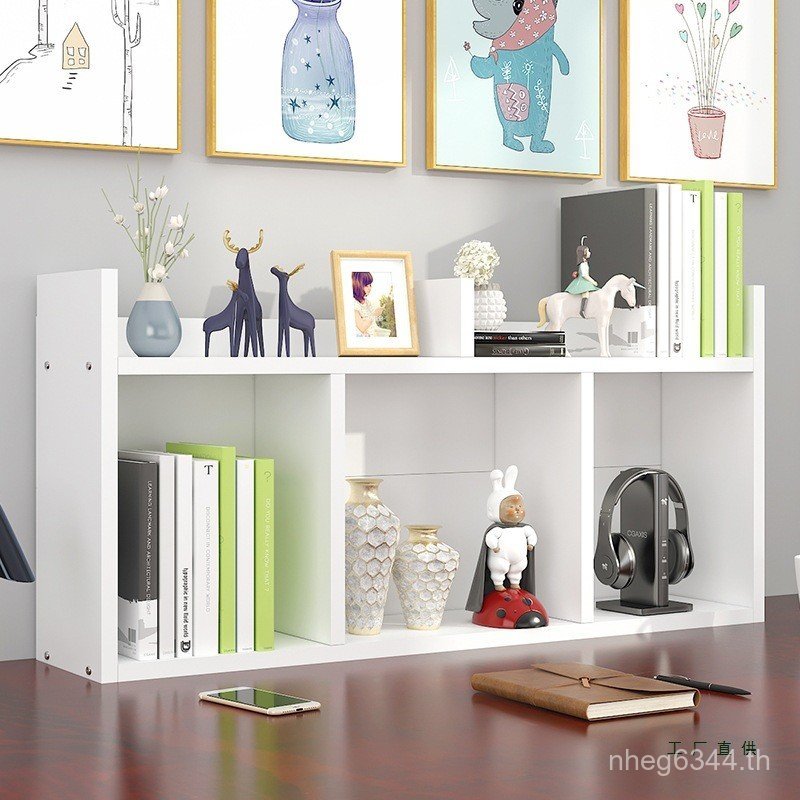 เด็กชั้นวางขนาดเล็กที่เรียบง่ายตู้หนังสือโต๊ะนอร์ดิกสํานักงานชั้นวางหนังสือสร้างสรรค์ที่เรียบง่ายสก์