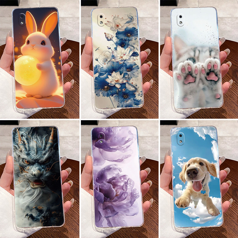 สําหรับ Huawei Y5 2019 กรณีโปร่งใสน่ารักความงาม Cool ชายหญิง Soft TPU ปลอก Huawei Y5 2019 เคสโทรศัพท
