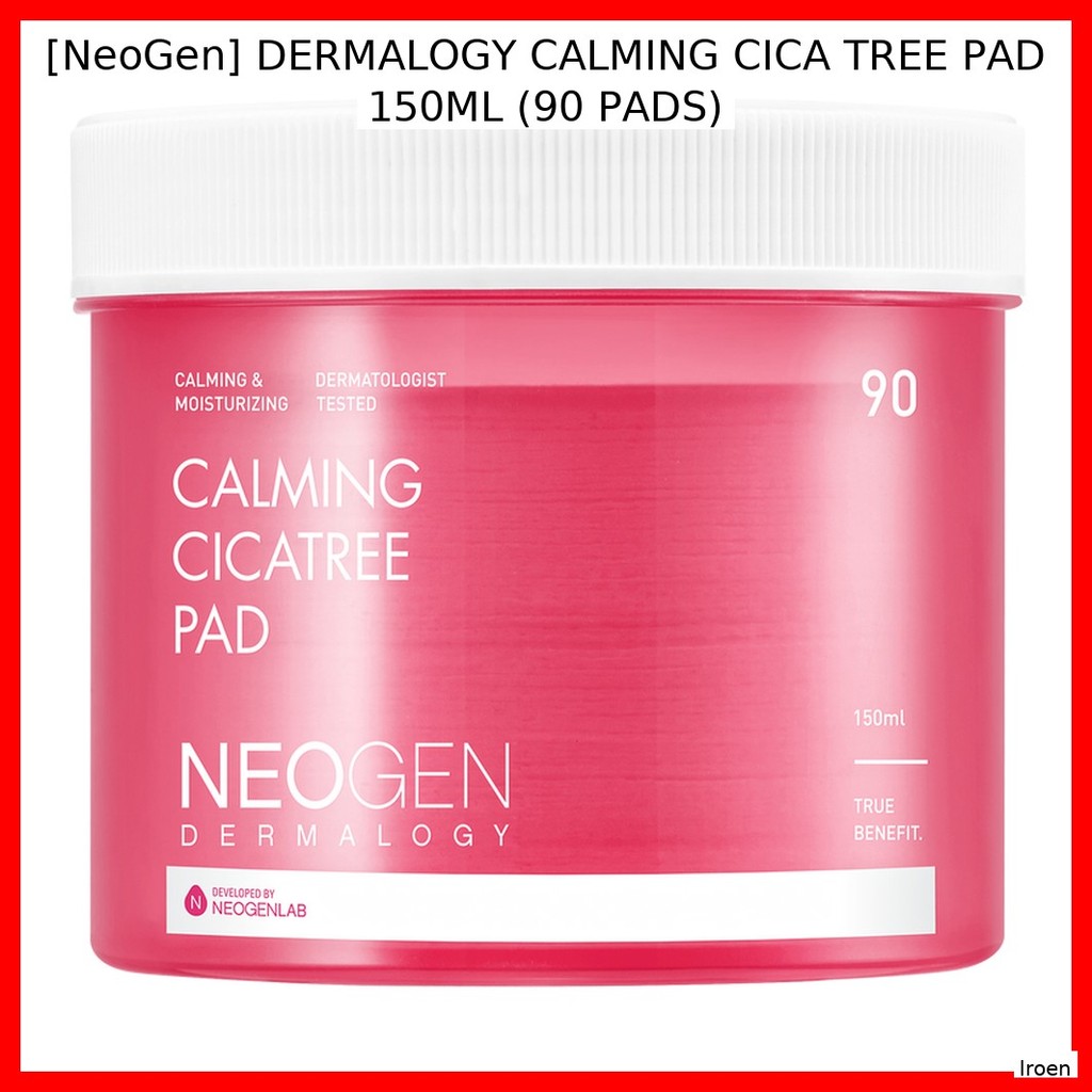 [NeoGen] DERMALOGY CALMING CICA TREE PAD 150ML (90 PADS) / Cica Pad / Skin Repair / ของแท้ 100% โดย 