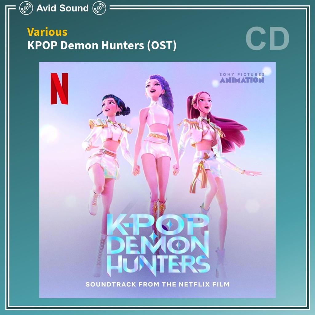 CD แผ่นซีดี KPOP Demon Hunters Netflix Soundtracks OST ใหม่ ซีล KPOP Demon Hunters CD