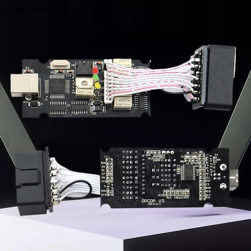 # เวฟบา # 2021 200603AO V5 PIC18F458 OP 1.99 สนับสนุนแฟลชเฟิร์มแวร์ Update OP CAN BUS OBD2 เครื่องมื