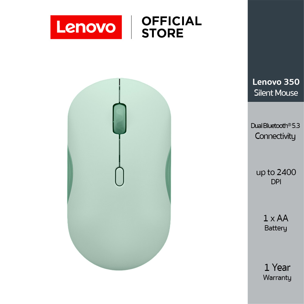 Lenovo 350 Bluetooth Silent Mouse | มีให้เลือก 4 สี
