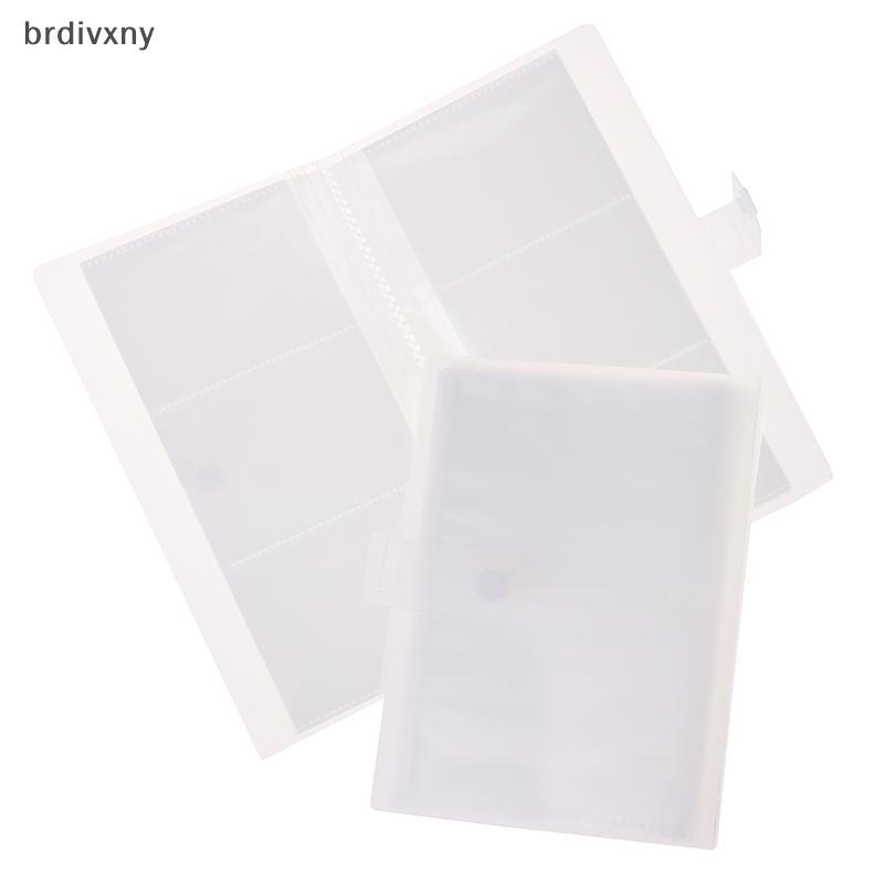 Brdivxny 80/168สล็อตสติกเกอร์เล็บที่เก็บหนังสือที่ว่างเปล่าอัลบั้มภาพที่มีปุ่ม th