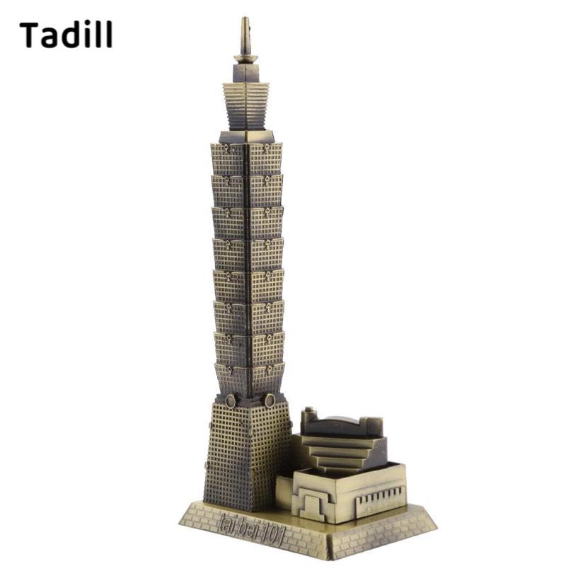 [negjsg] Taipei 101 Tower Building Architecture Model of Desktop Ornament Travel ของที่ระลึกของขวัญ