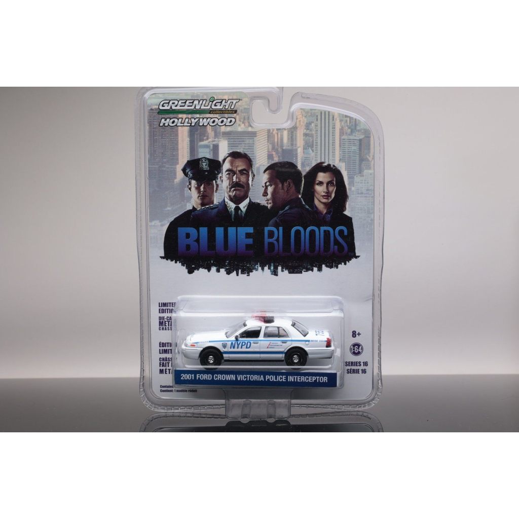 แสงสีเขียว 1/64 Ford CV NYPD Ford Crown Victoria Washington Joy Brand New Original Package ยังไม่เปิ
