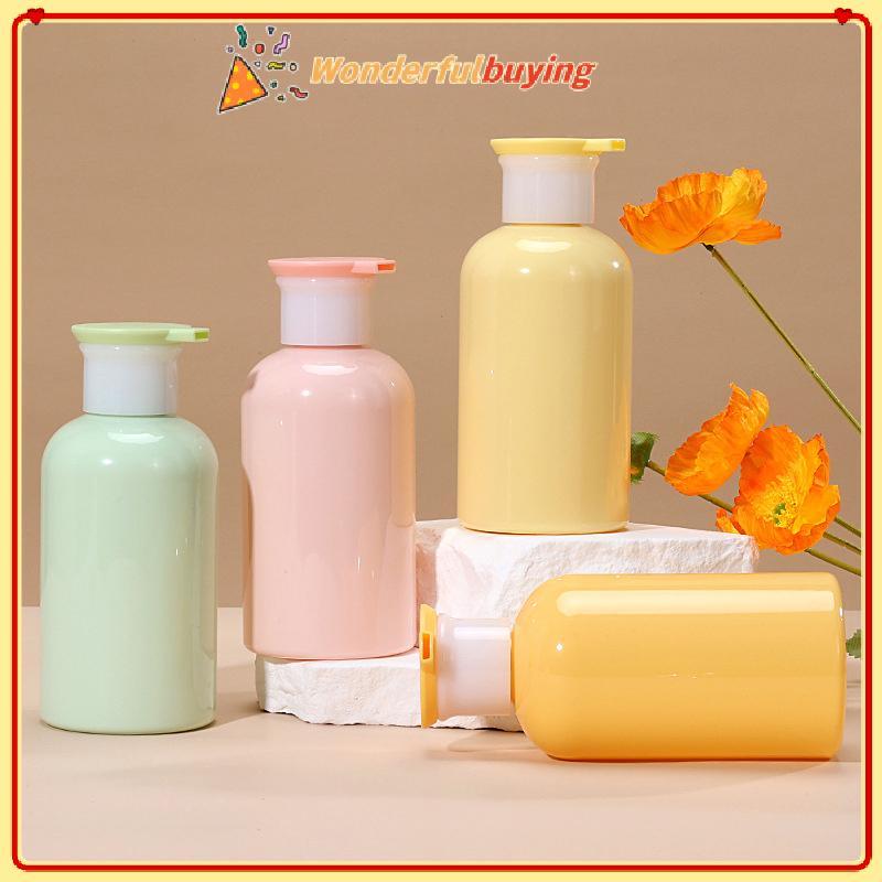 WBTH 300ml พลาสติกเปล่าปั๊มโลชั่นแชมพูขวด High-End เครื่องสําอางขวดรีฟิลกล่องเก็บห้องน้ํา Vary