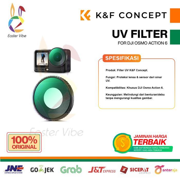 KNF Concept UV Filter สําหรับ DJI Osmo Action 6 K&F Concept