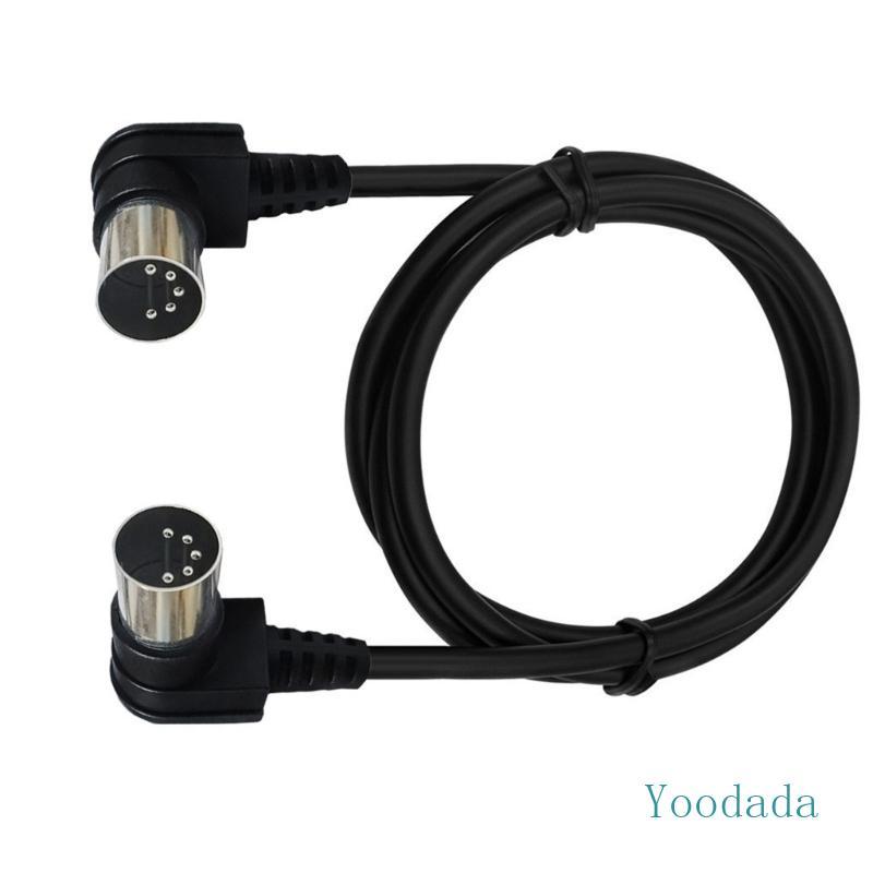 Yoo Din 5pin Cable MIDI Extension Cable MIDI 5-Pin DIN Male to Male Extension Cord