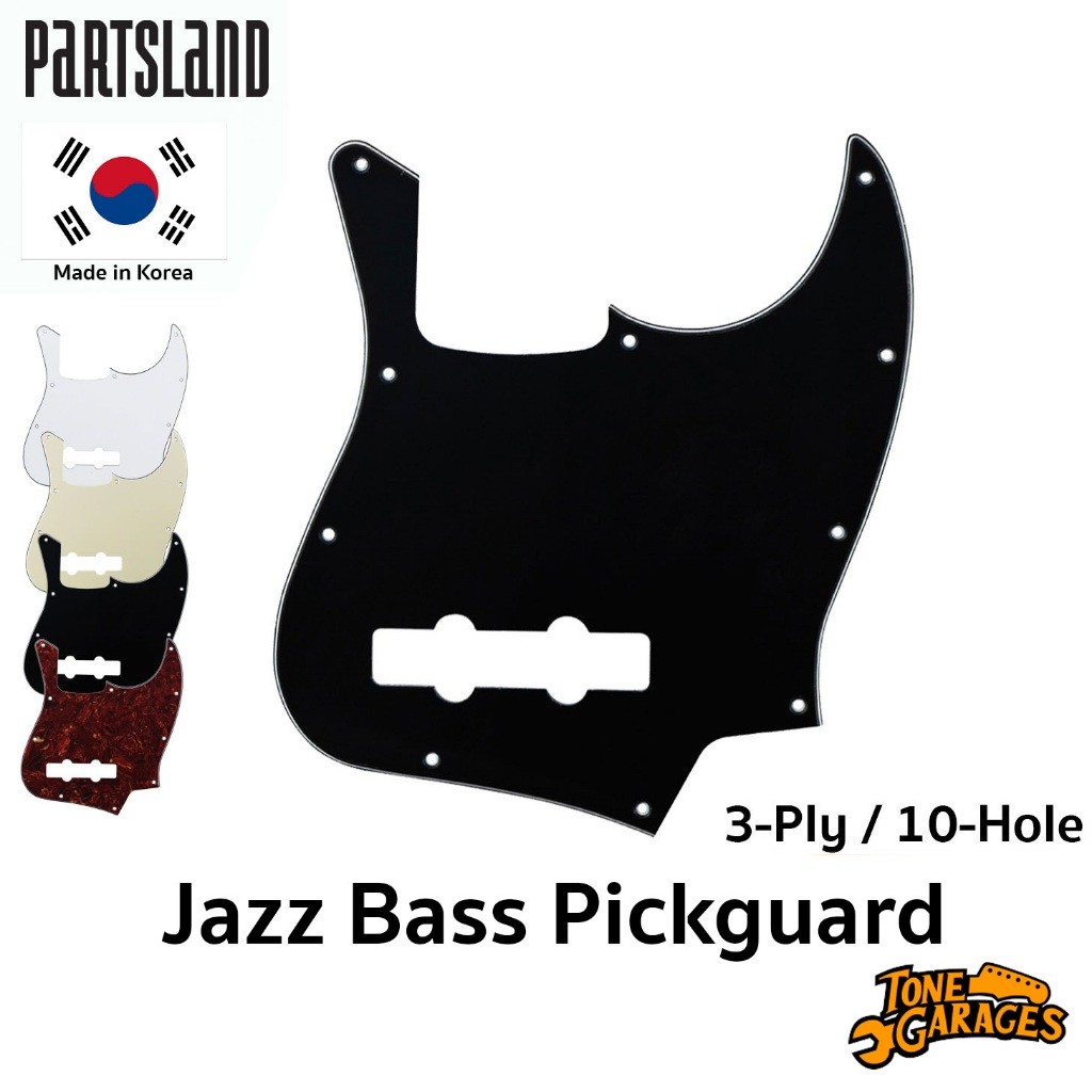 Partsland WSC ST57 Strat Stratocaster Pickguard 1 Ply 8 Hole ปิ๊กการ์ด ชั้นเดียว 8 รู Made in Korea